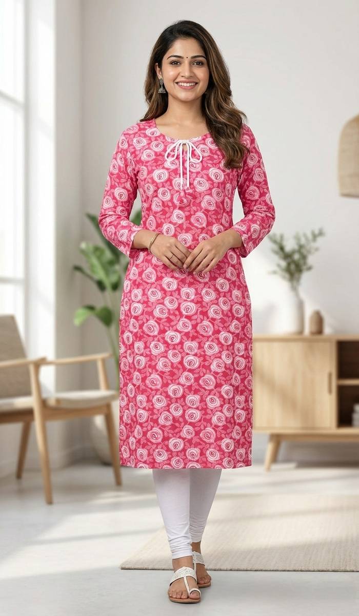 SHAB Women Printed Straight Kurta — photo 3