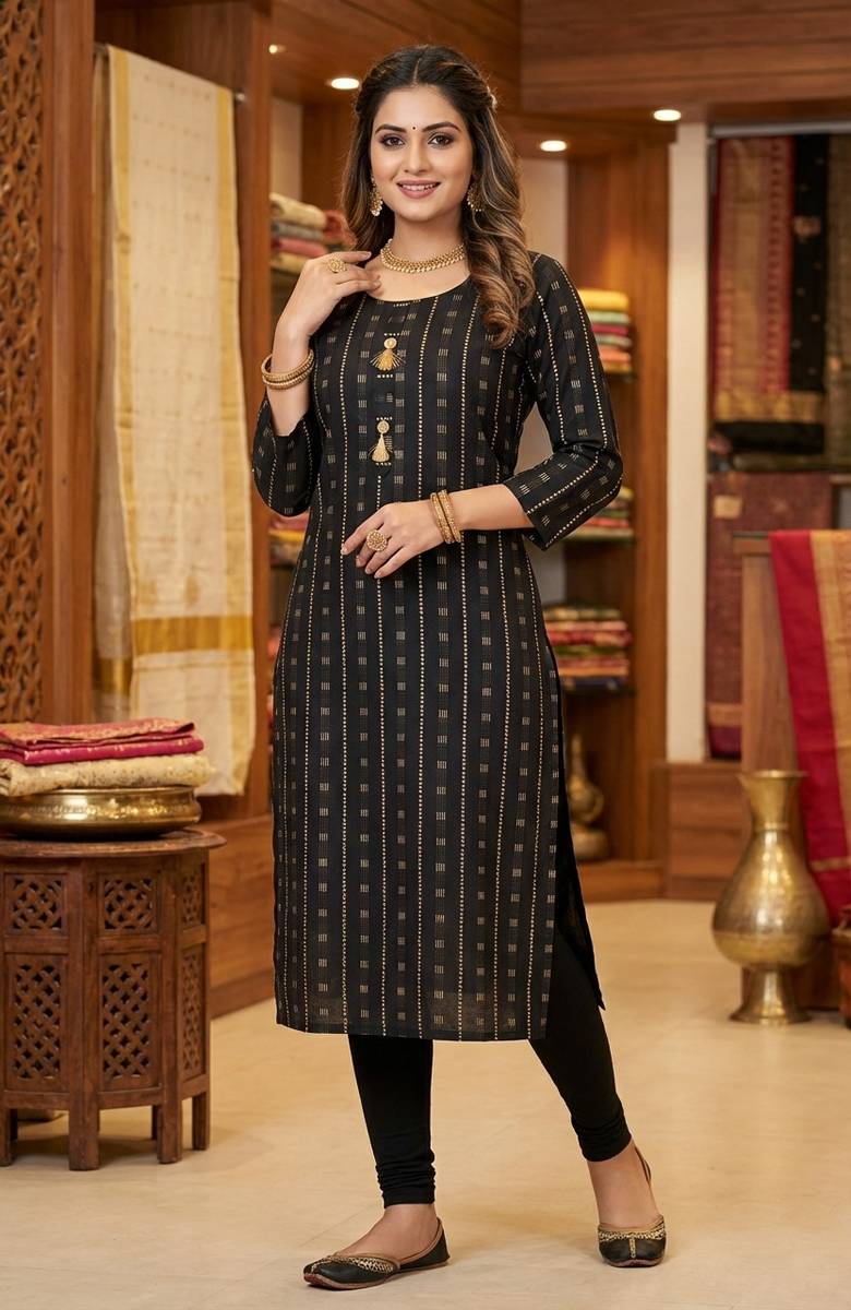 SHAB Women Printed Straight Kurta — photo 2