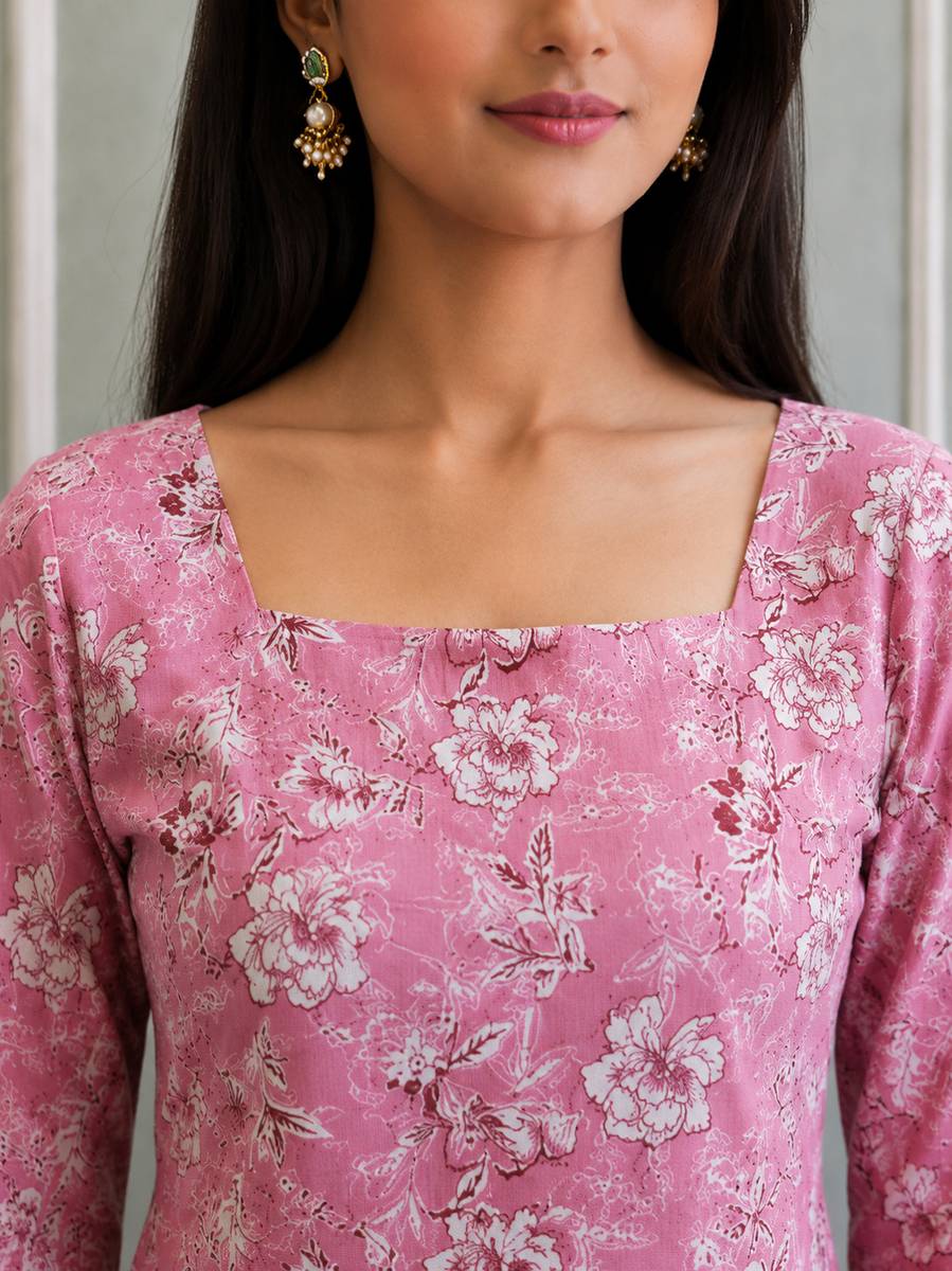 anadiya Women Floral Print A-line Kurta — photo 4