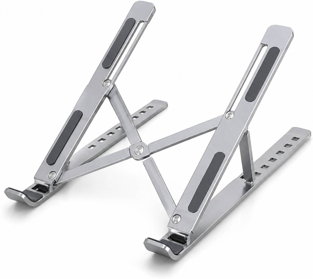 HRMEnterprise16 FlexiLift Pro Adjustable Aluminium Foldable Ergonomic Laptop Stand Laptop Stand Aluminium Laptop Stand with Adjustable Height Compatible with 26 - 35 cm Laptops — photo 2