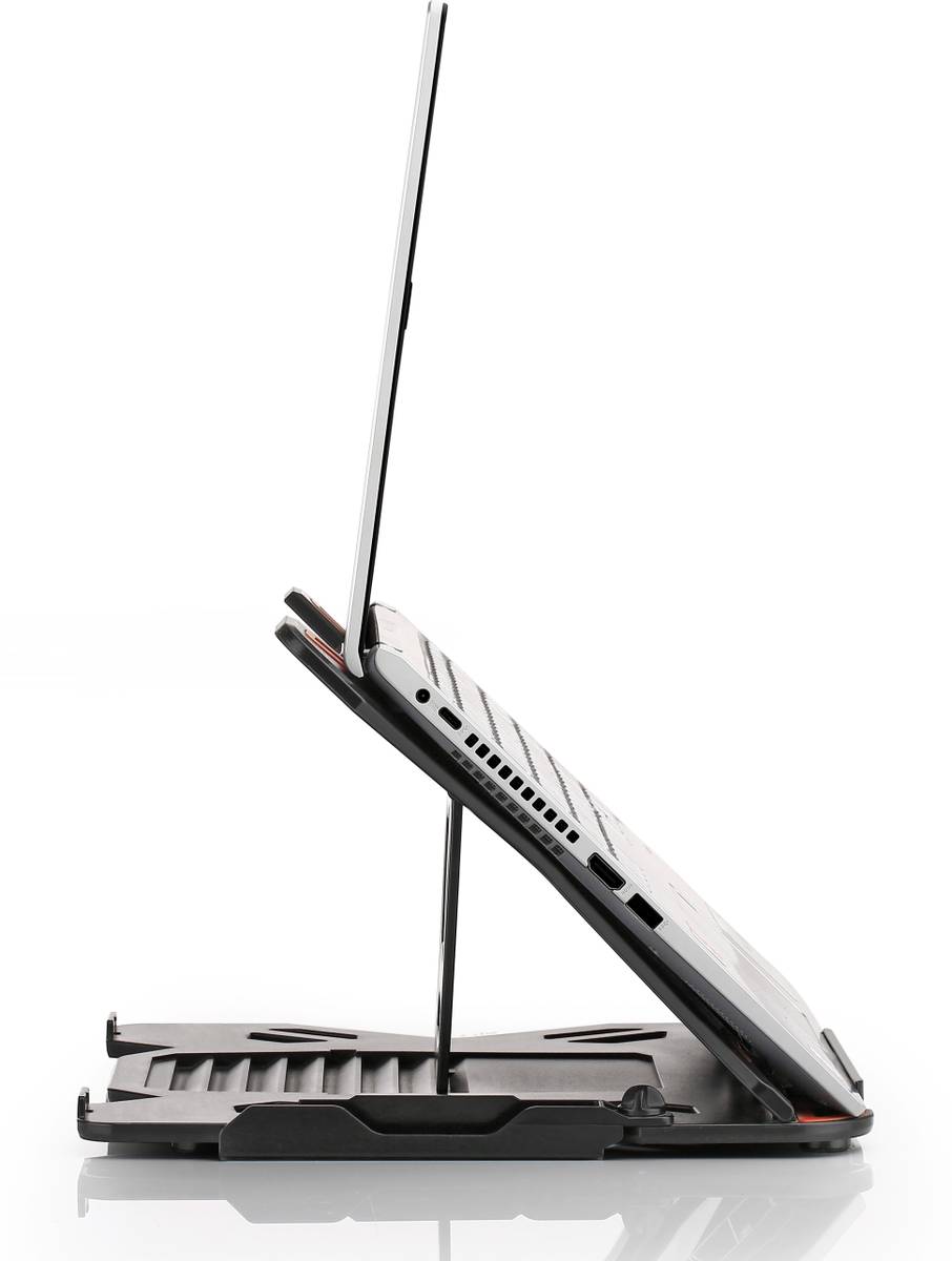 STRIFF X LAPTOP STAND Multi-Angle Stand Phone Stand Portable Foldable Laptop Riser Plastic Laptop Stand with Adjustable Height Compatible with Universal Laptops — photo 3