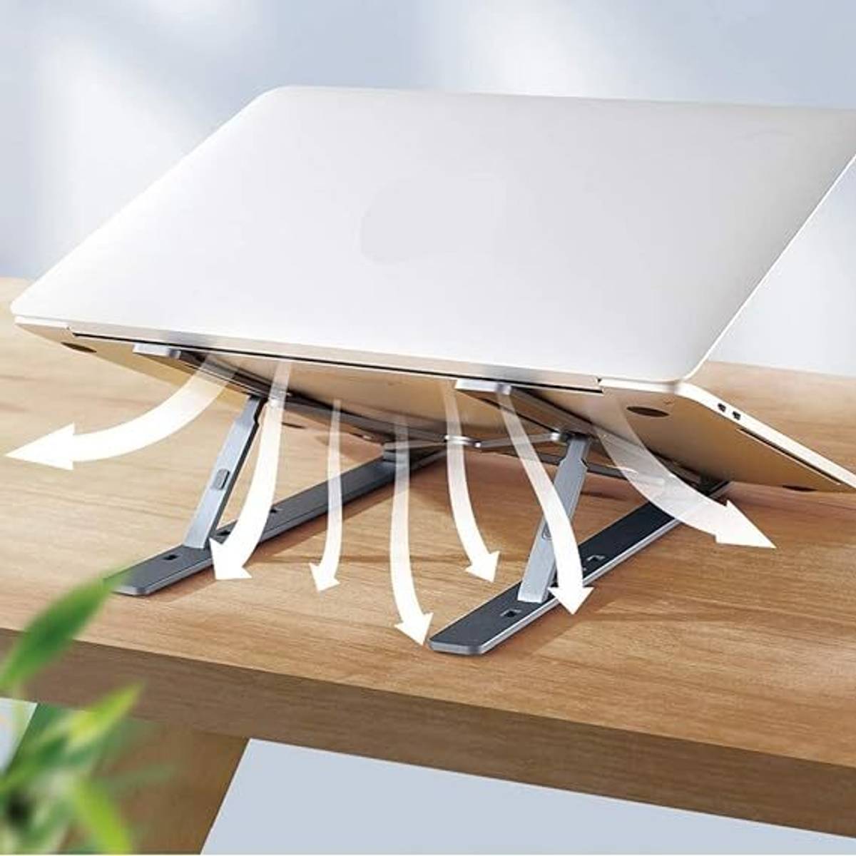 ABNIVA LIVING ABNIVA LIVING Adjustable Laptop Stand ABN-LS01 Aluminium Laptop Stand with Adjustable Height Compatible with Universal Laptops — photo 2