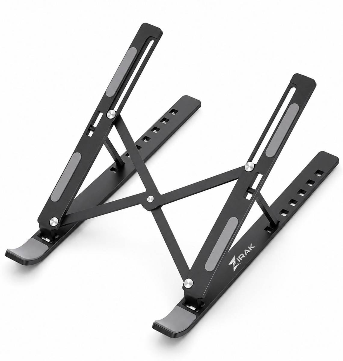 ZIRAK Universal Laptop Stand Compatible with 10 to 17 Inch Laptops and Tablets Universal Laptop Stand Compatible with 10 to 17 Inch Laptops and Tablets Iron Laptop Stand with Adjustable Height Compatible with Universal Laptops