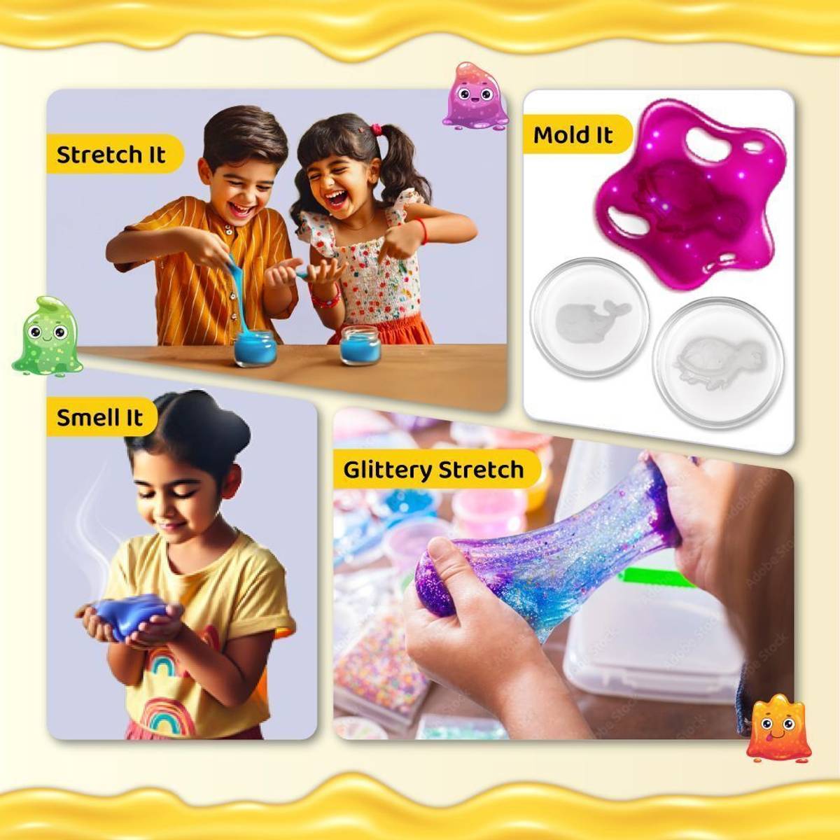 PW Mini Slime Kit for Girls and Boys Age 4 to14 Years Old | Birthday Gifts for Kids — photo 2