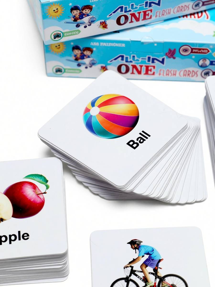 ZARQITO All in One Flash Cards for Kids (Non-Tearable flashcards - Water Proof) — photo 2