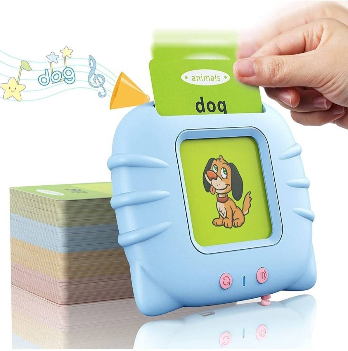 112 PCS Flash Cards for Kids English Words Preschool Reading Early Talking Toy — photo 2