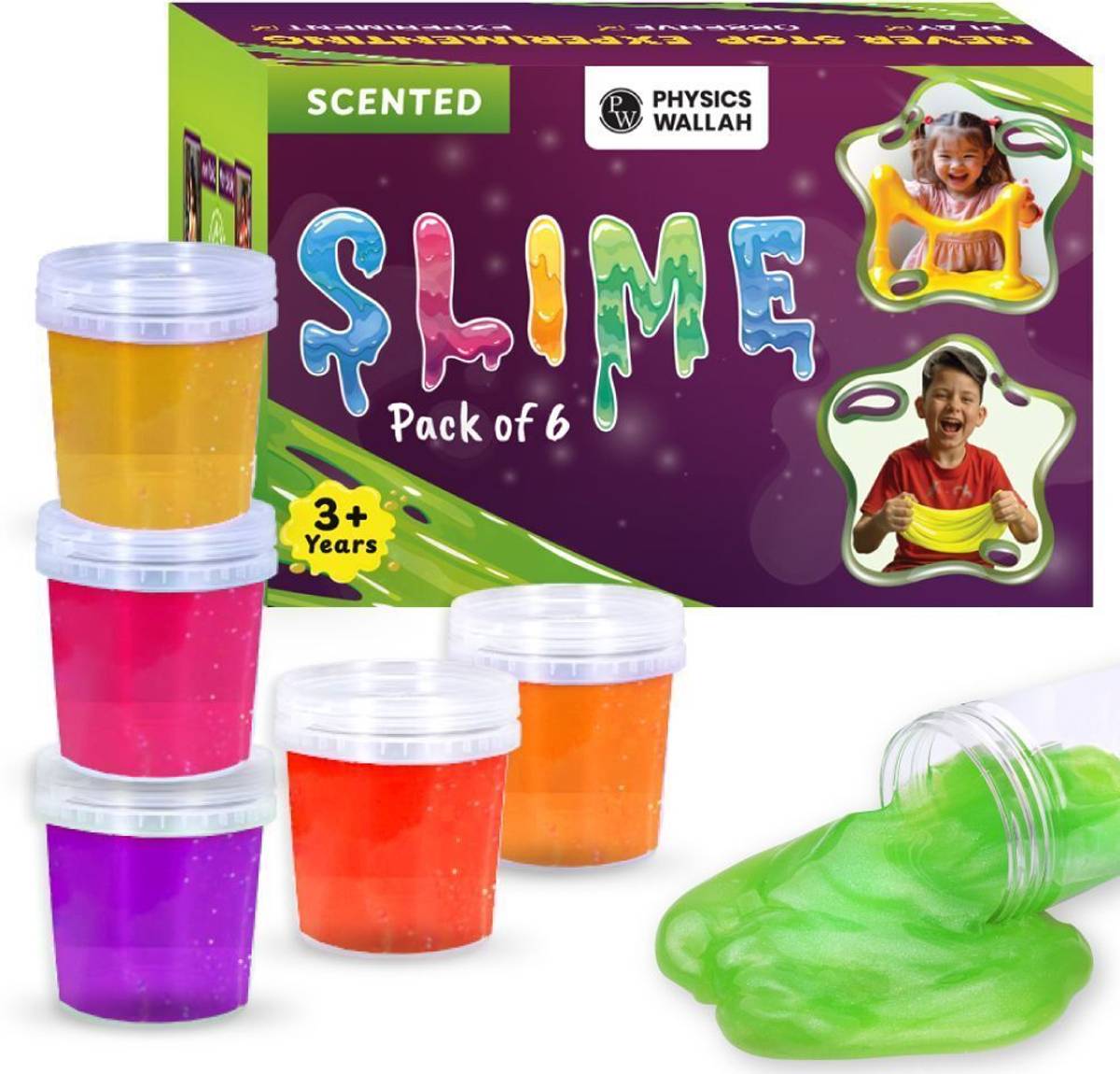 PW Mini Slime Kit for Girls and Boys Age 4 to14 Years Old | Birthday Gifts for Kids