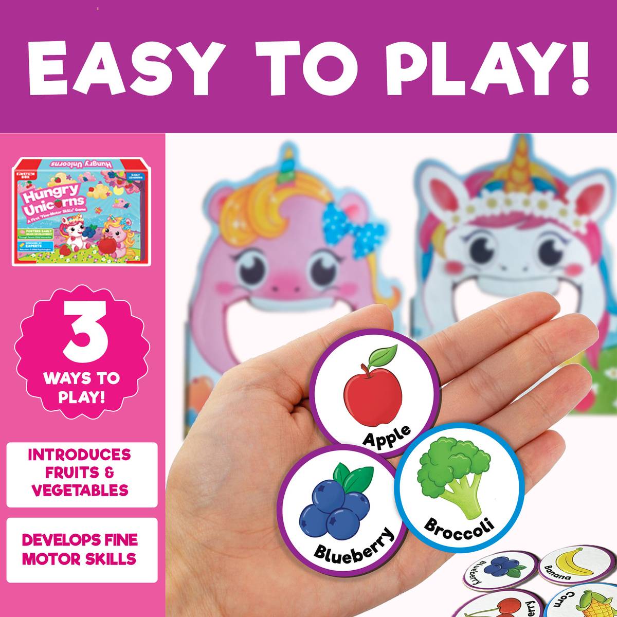 Einstein Box Hungry Unicorns Game for 3-6 Years Olds|Toys & Gifts for Boys/Girls Aged 3,4,5,6 — photo 4