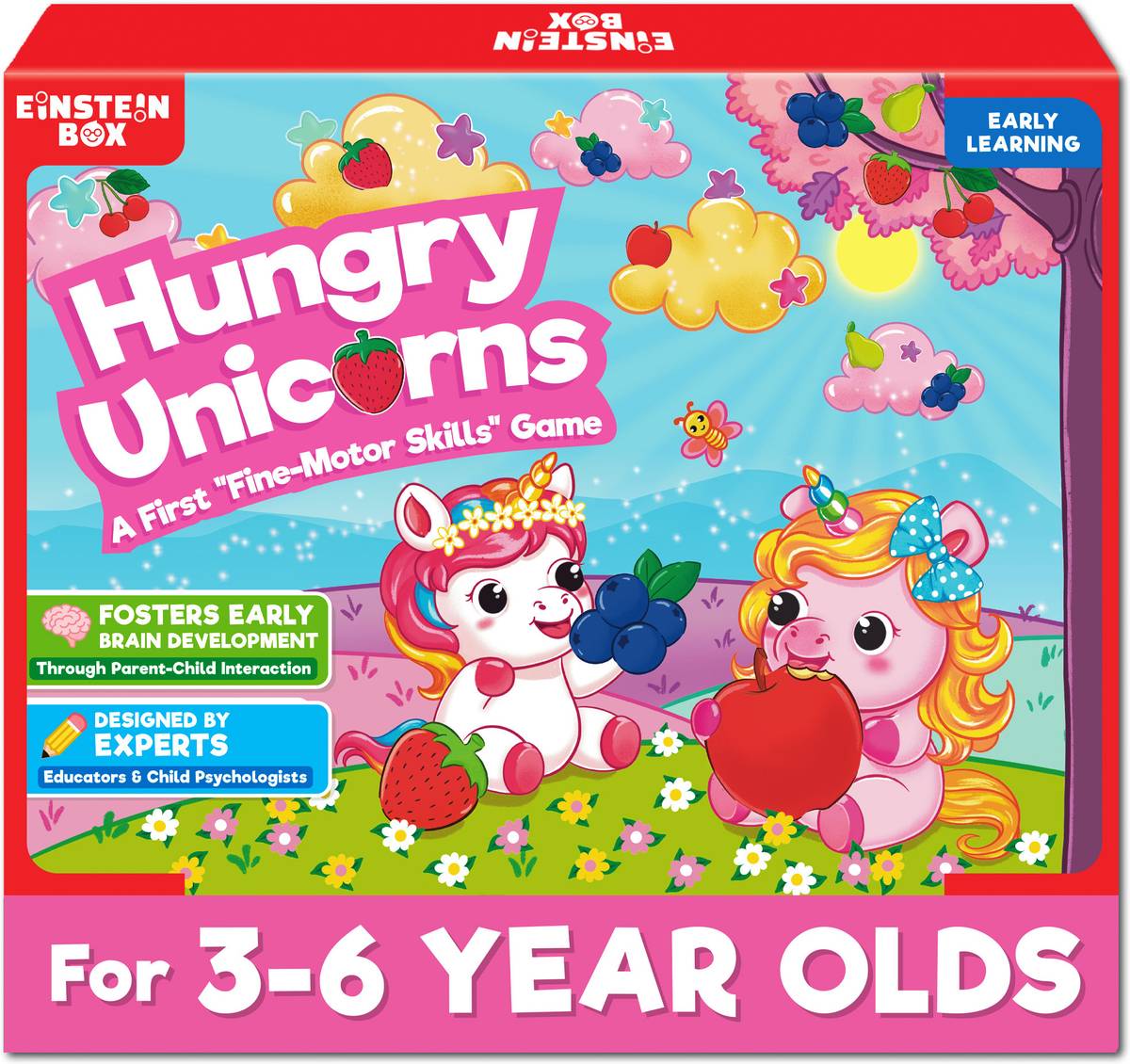 Einstein Box Hungry Unicorns Game for 3-6 Years Olds|Toys & Gifts for Boys/Girls Aged 3,4,5,6