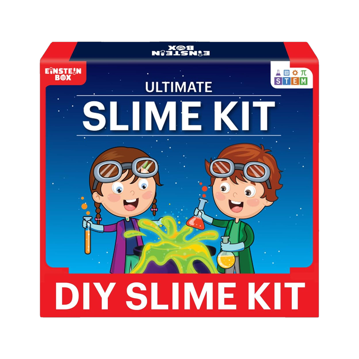 Einstein Box Slime Kit for 5+ Years Old Girls & Boys | 50+ Slimes | Toy Slime for Kids Age 5, 6, 7, 8, 9, 10