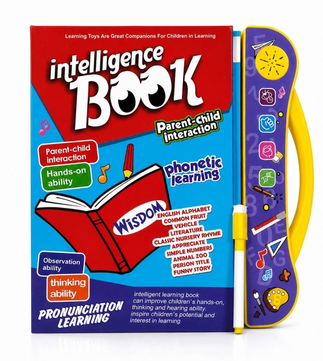 Fun Interactive Sound Book for Kids | ABC, Numbers & Phonics