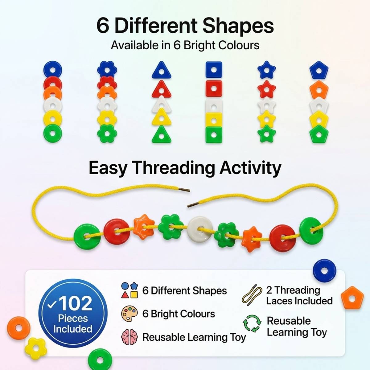 Games And Toys Edu Beads Educational Toy — photo 3