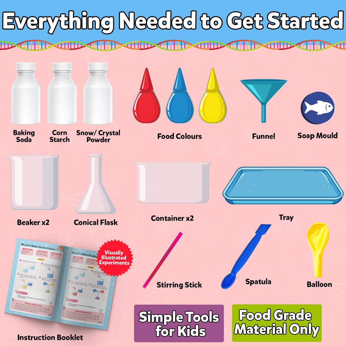 ATOM TOYS My First Science Kit for Kids - 70+ Science Experiments Kit for Boys & Girls — photo 3