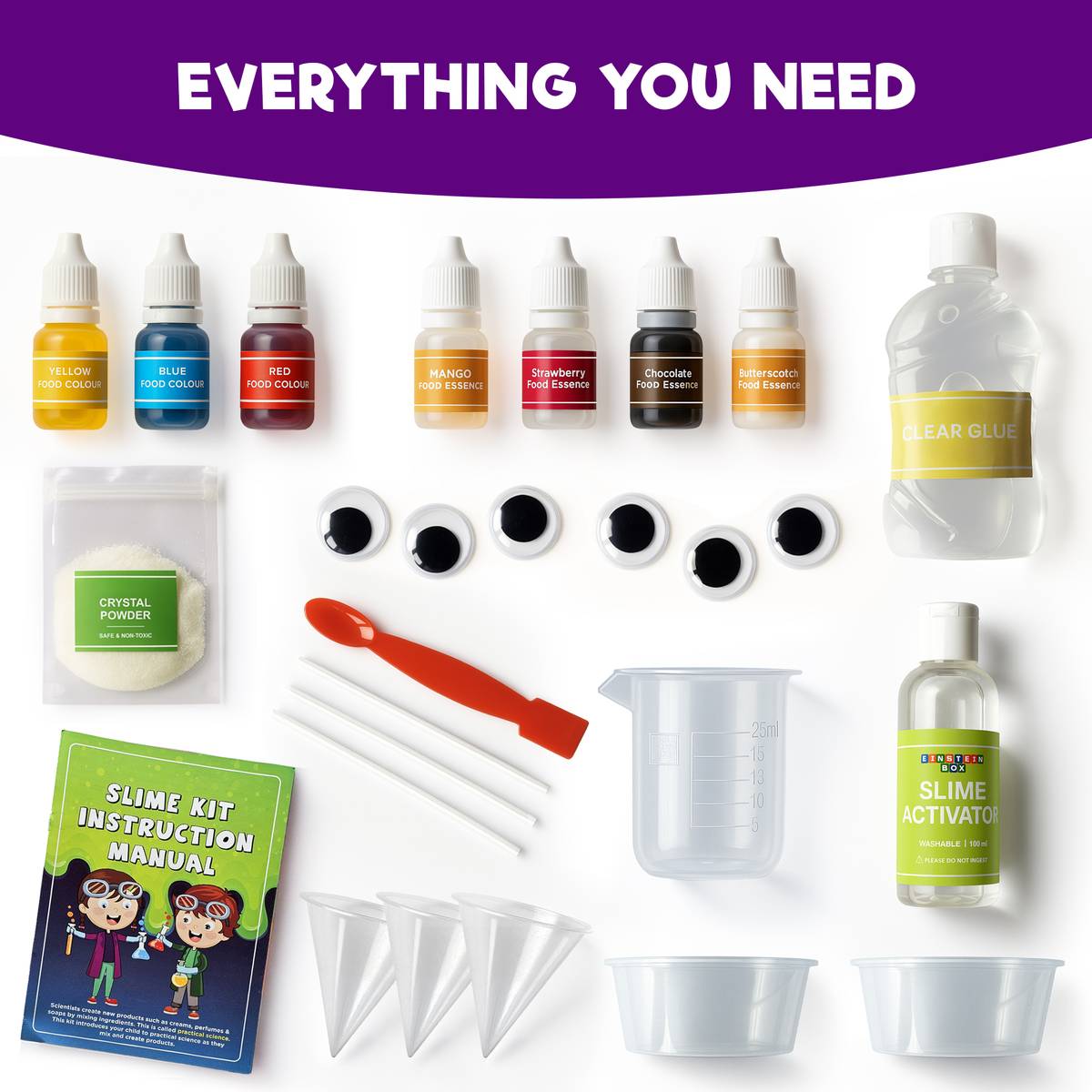 Einstein Box Slime Kit for 5+ Years Old Girls & Boys | 50+ Slimes | Toy Slime for Kids Age 5, 6, 7, 8, 9, 10 — photo 5