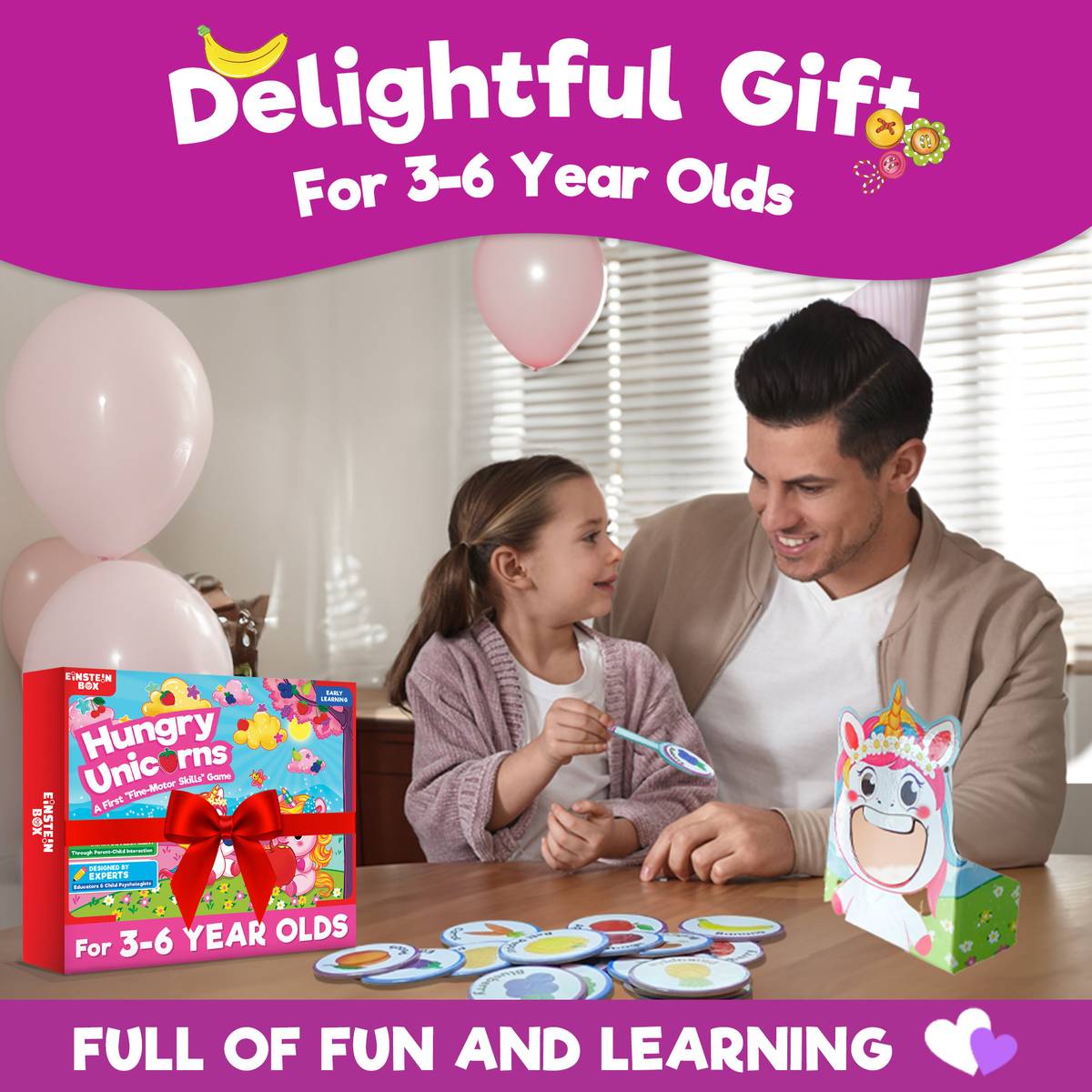 Einstein Box Hungry Unicorns Game for 3-6 Years Olds|Toys & Gifts for Boys/Girls Aged 3,4,5,6 — photo 5