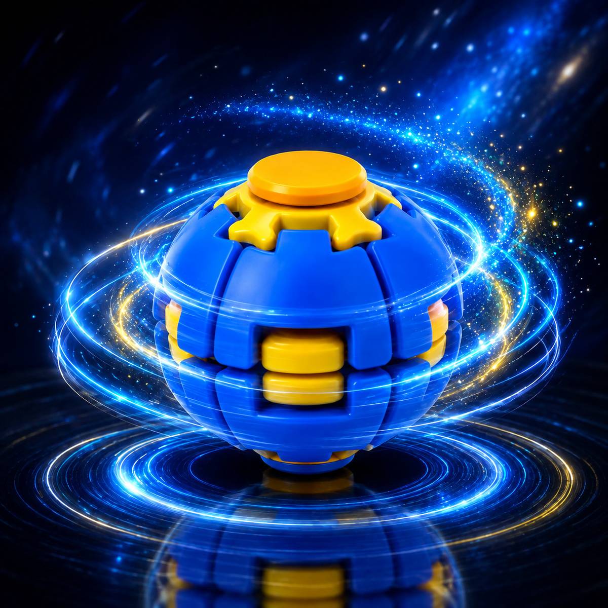 SPIN IT Press Spinner Ball Toy | 360 Press to Spin Stress Relief Fidget — photo 2
