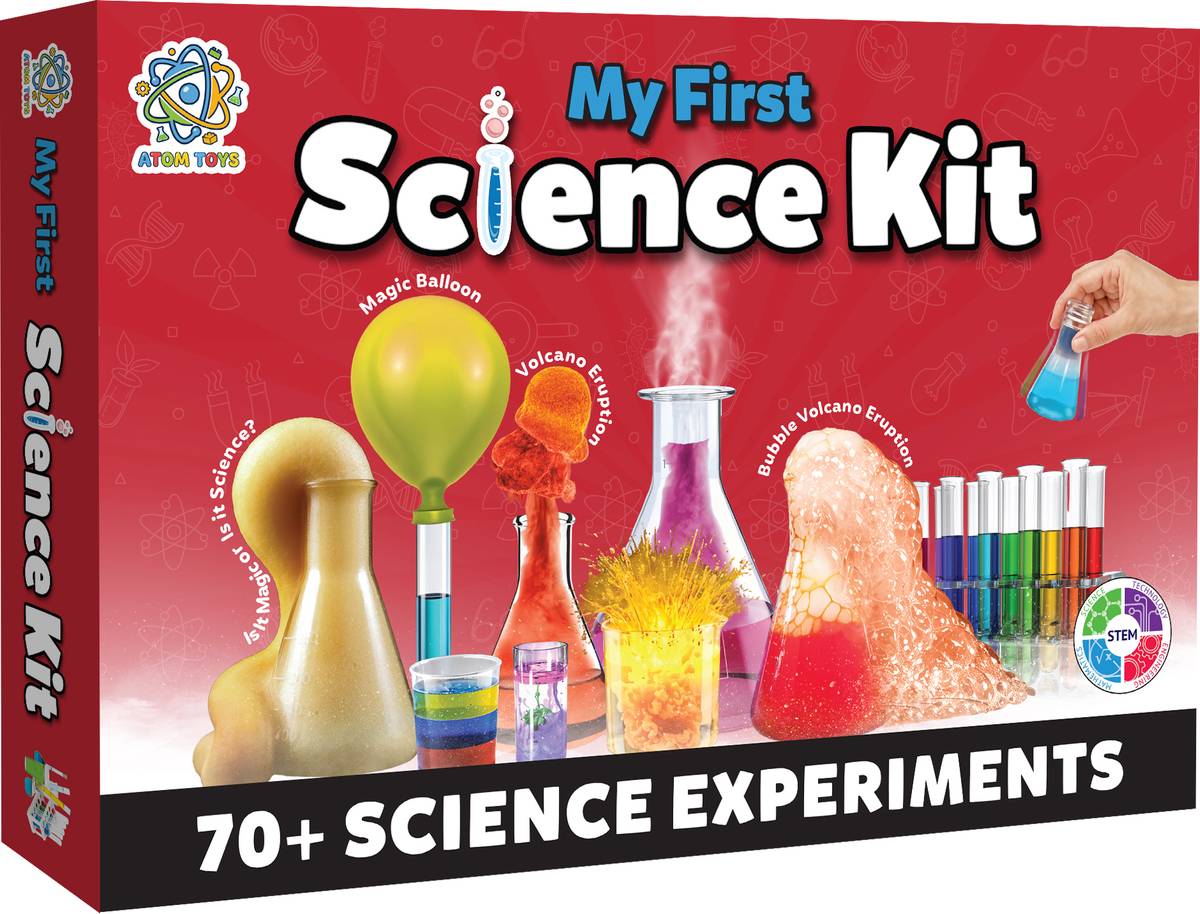 ATOM TOYS My First Science Kit for Kids - 70+ Science Experiments Kit for Boys & Girls