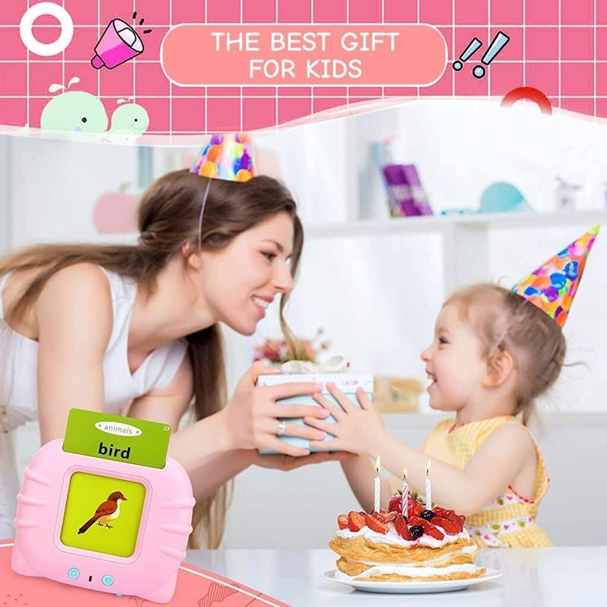 Kids English Learning Talking Flash Card Reader | 112 Cards Toy — photo 2