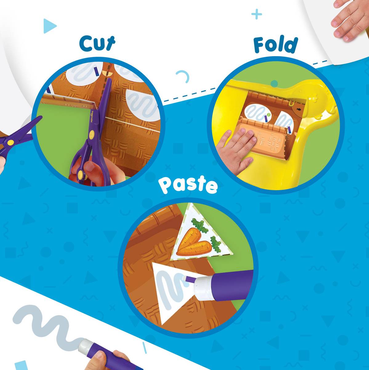 Imagimake Scissor Skills | Cut, Fold & Paste | Educational Toys For Kids 3+Years — photo 3