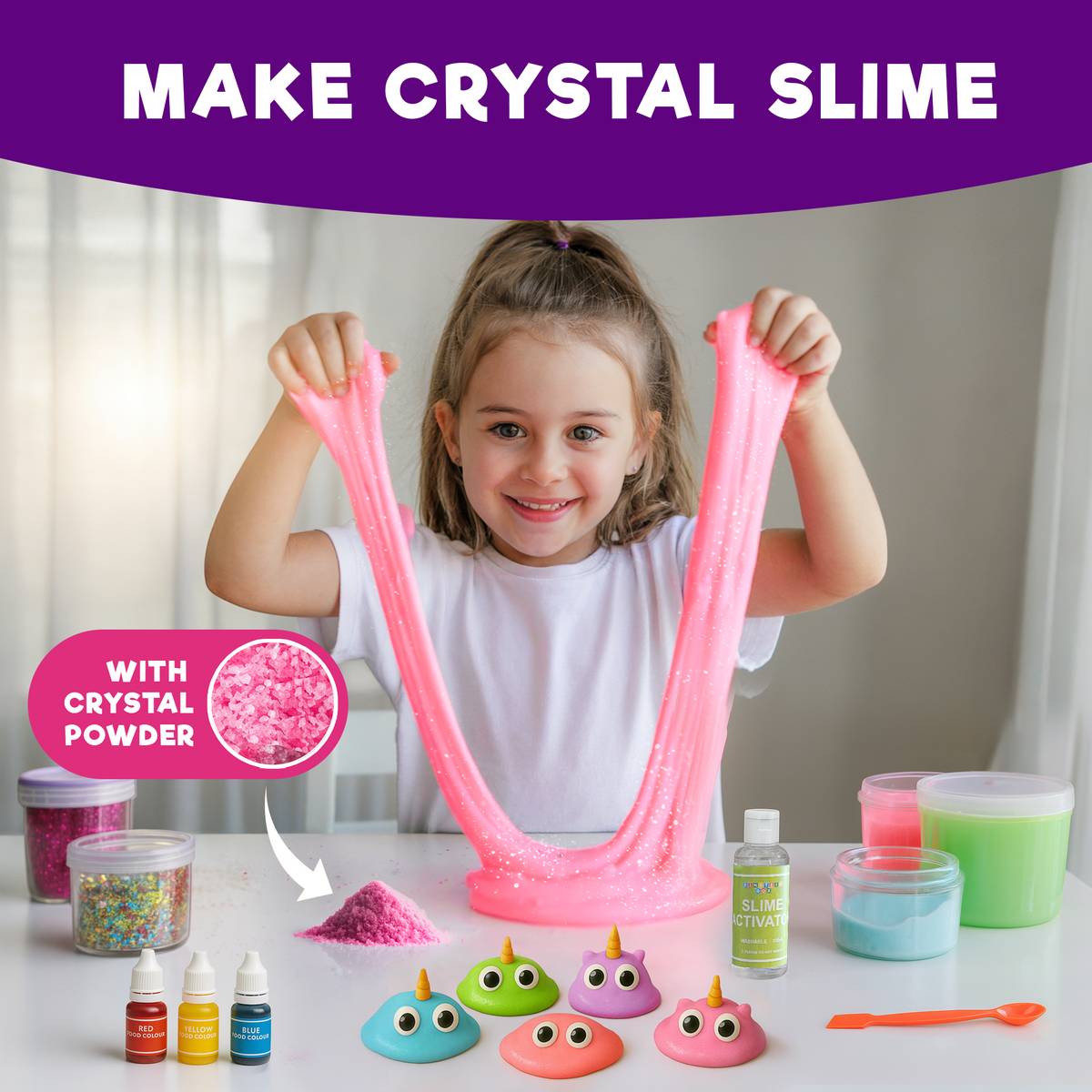 Einstein Box Slime Kit for 5+ Years Old Girls & Boys | 50+ Slimes | Toy Slime for Kids Age 5, 6, 7, 8, 9, 10 — photo 4