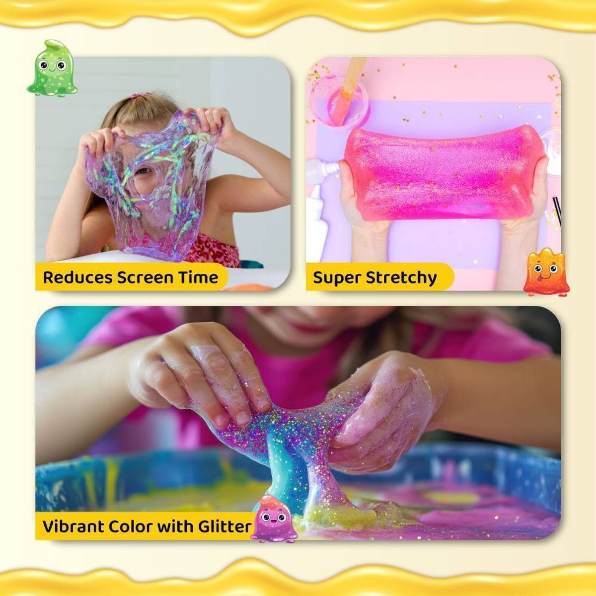 PW Mini Slime Kit for Girls and Boys Age 4 to14 Years Old | Birthday Gifts for Kids — photo 3