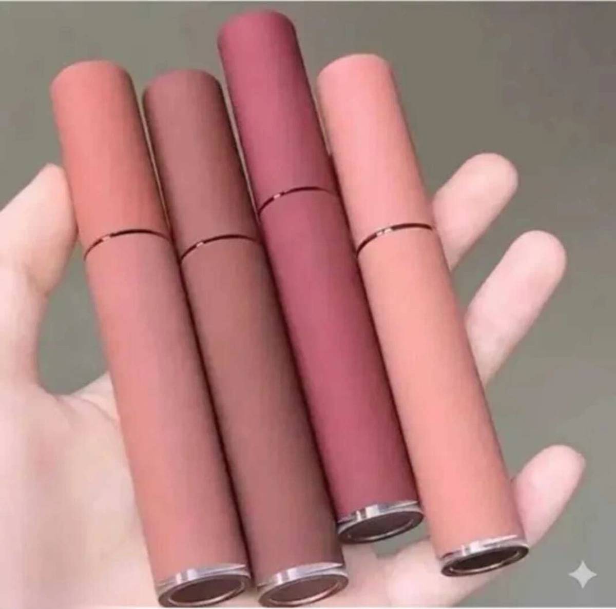 VELSAC BEAUTY Nude Shade Waterproof Liquid Lipstick (Pink, Rose, Peach, Berry, 16 ml)