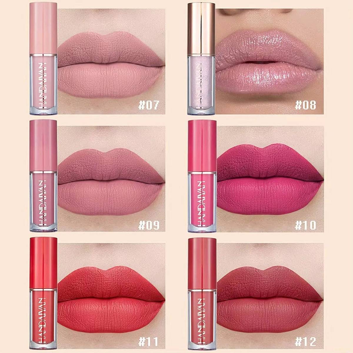 BLUSHIS Lipstick Set of 12 Matte Velvet Mini Liquid Lipstick Set for Women — photo 4