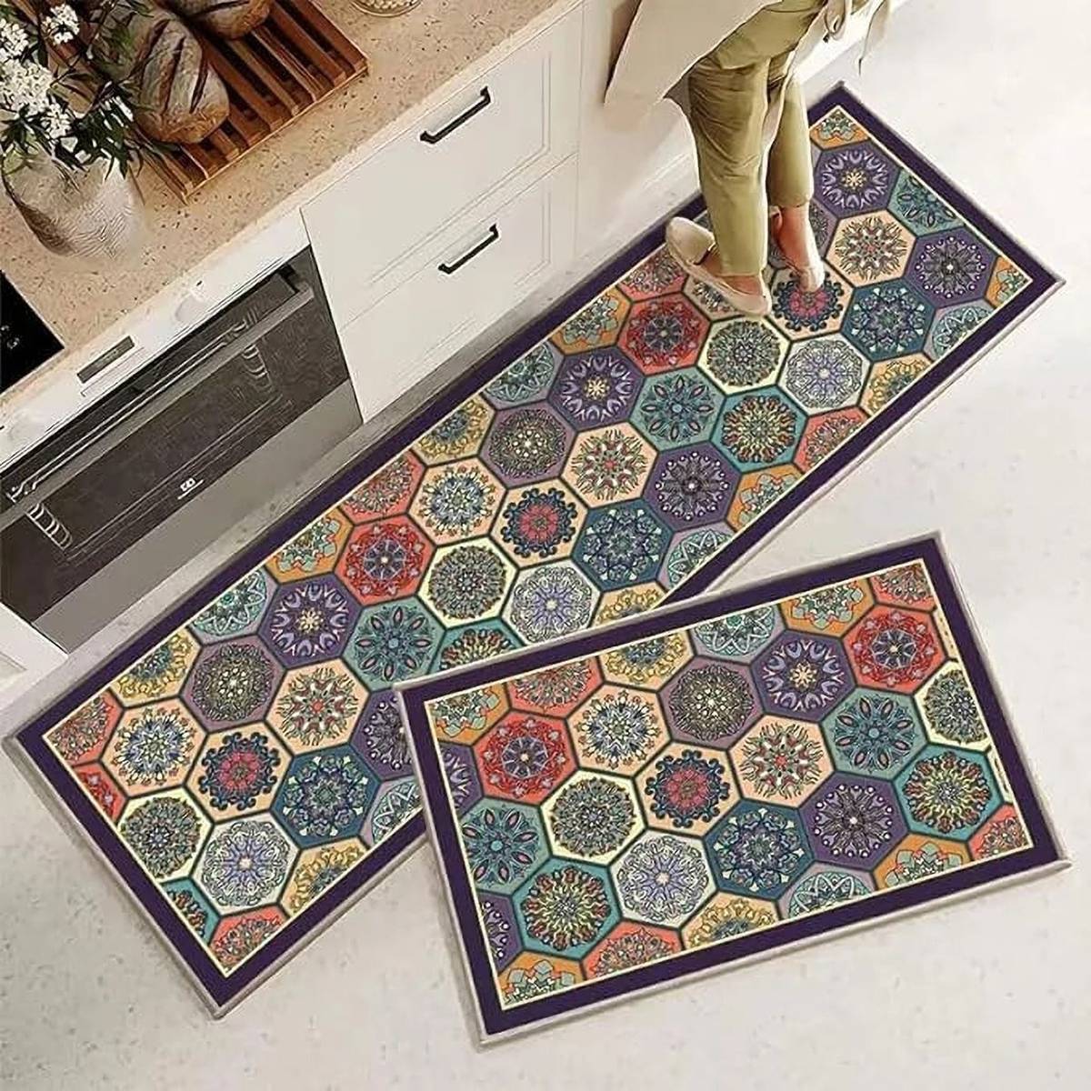 X - Glam Rubber Kitchen Mat — photo 2