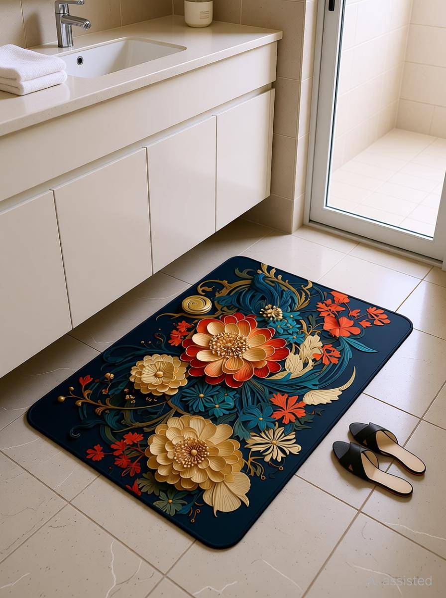 mahek accessories Rubber Door & Floor Mat