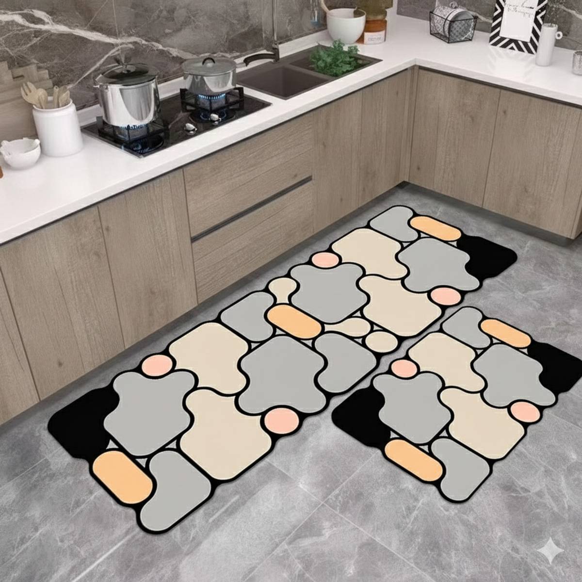 VENUSTURN Rubber Kitchen Mat