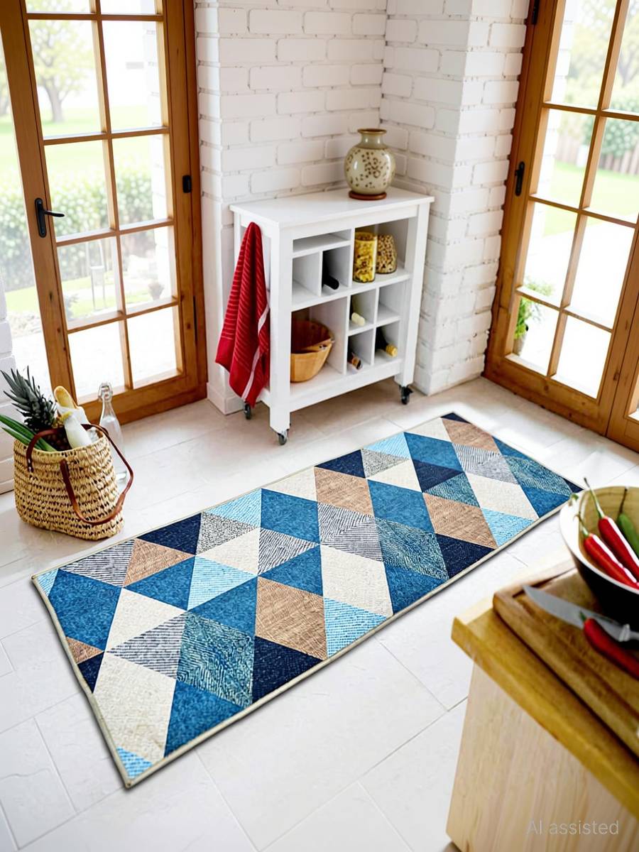 Ishro Home Rubber, Velvet Floor Mat — photo 2