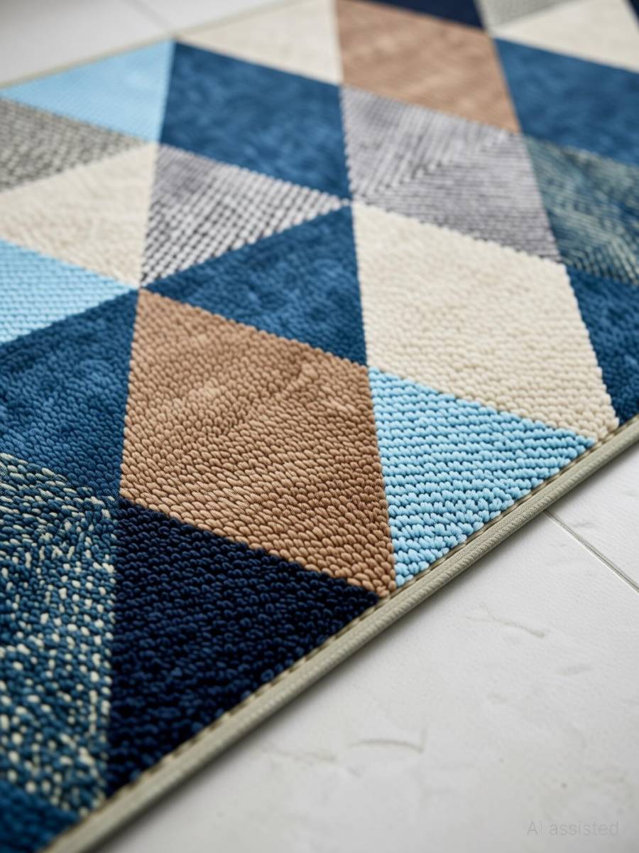 Ishro Home Rubber, Velvet Floor Mat — photo 3