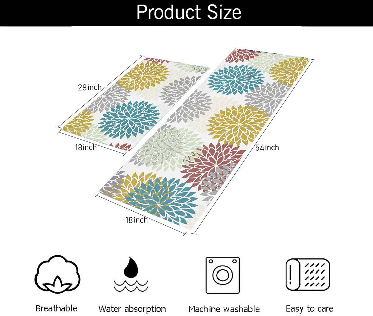 Ishro Home Polyester Floor Mat — photo 2
