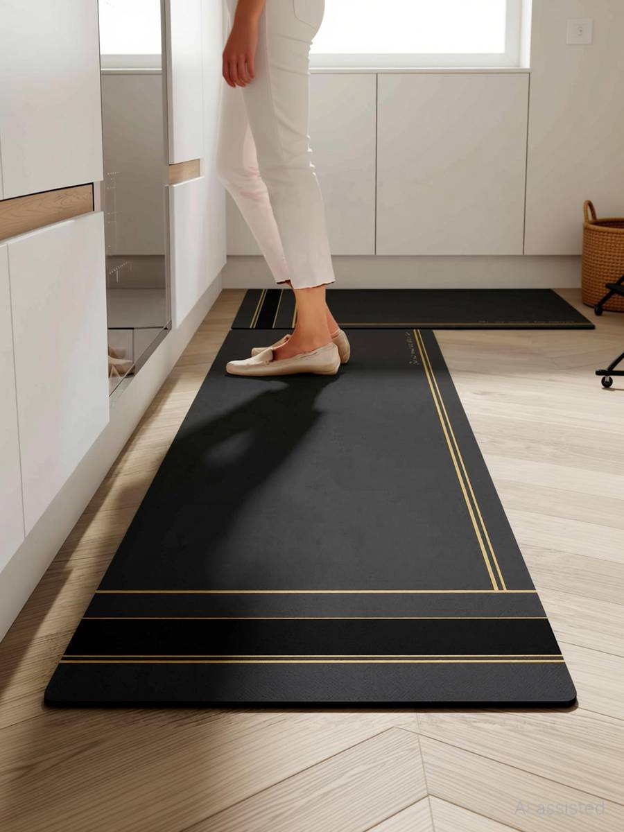 DHRUVINE Rubber Kitchen Mat
