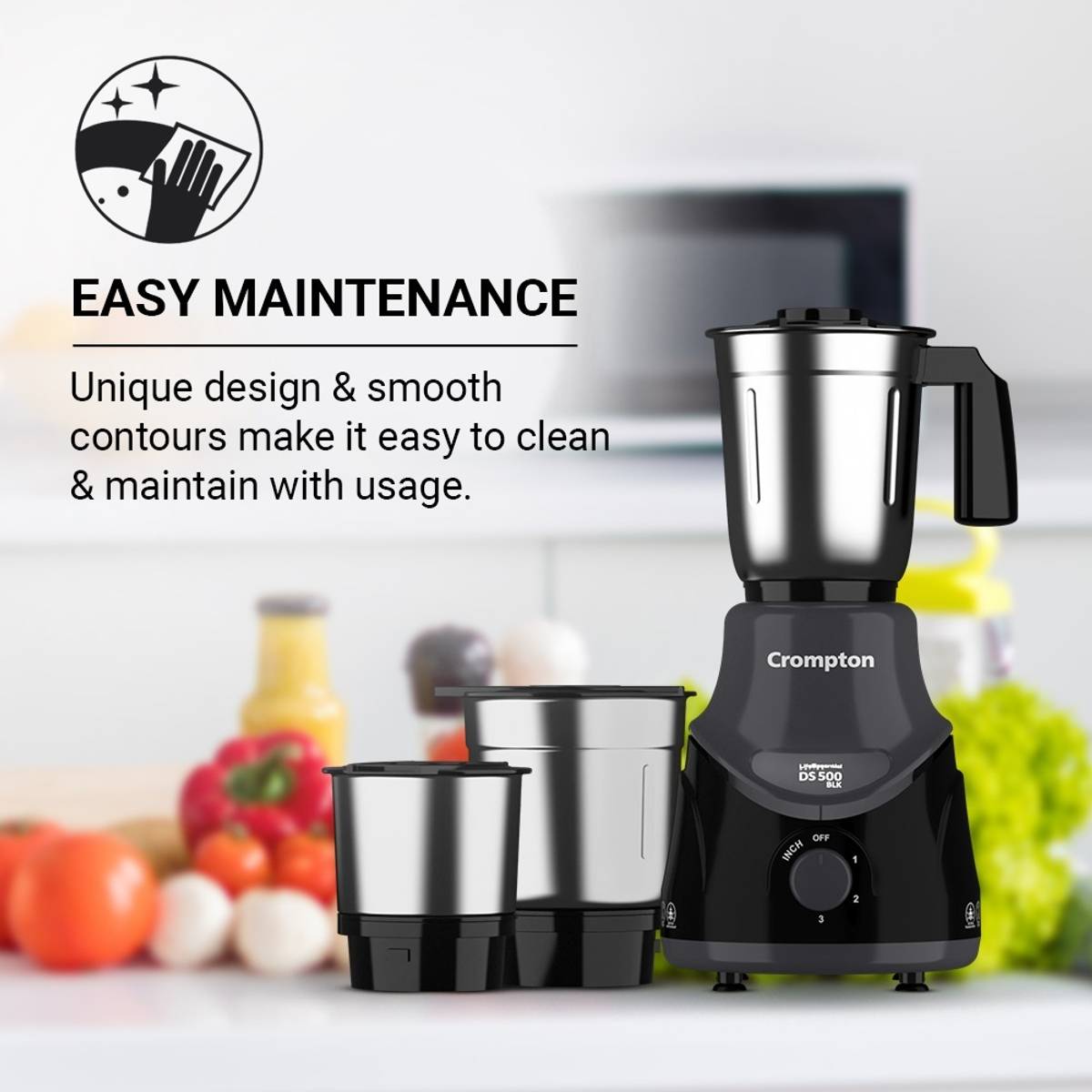 Crompton DS 500 W Mixer Grinder — photo 5