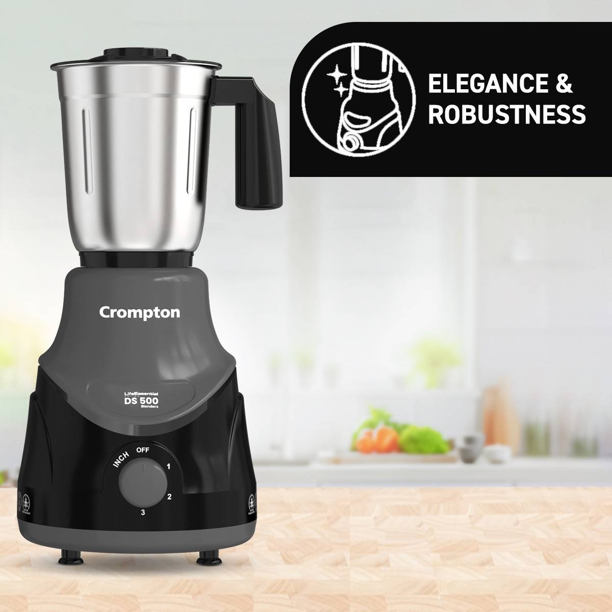 Crompton BlendX 500 W Juicer Mixer Grinder — photo 4