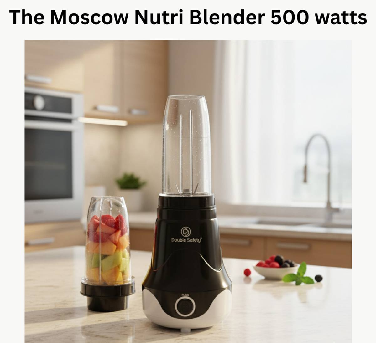 Double Safety Moscow Nutri Blender 500 W Mixer Grinder — photo 4