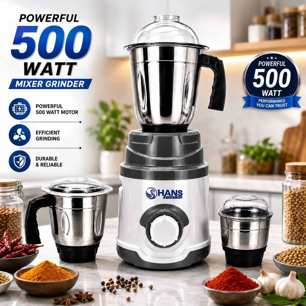 500 W Mixer Grinder — photo 4