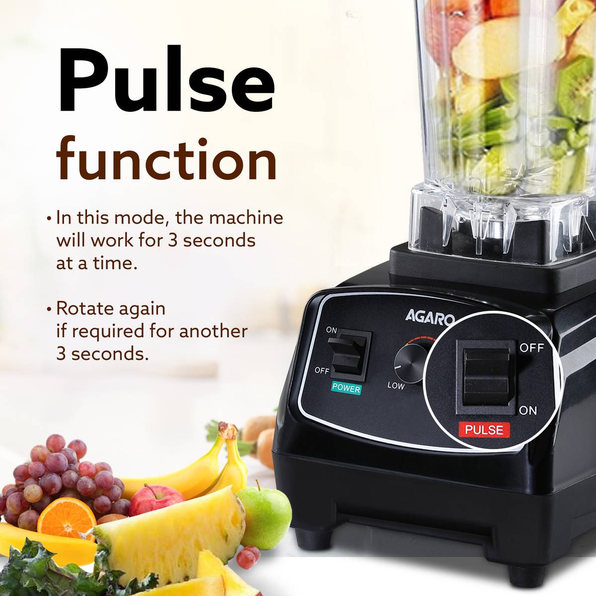 AGARO Grand 2000 W Mixer Grinder — photo 2