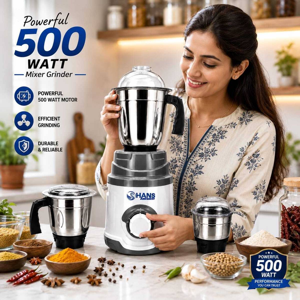 500 W Mixer Grinder — photo 5