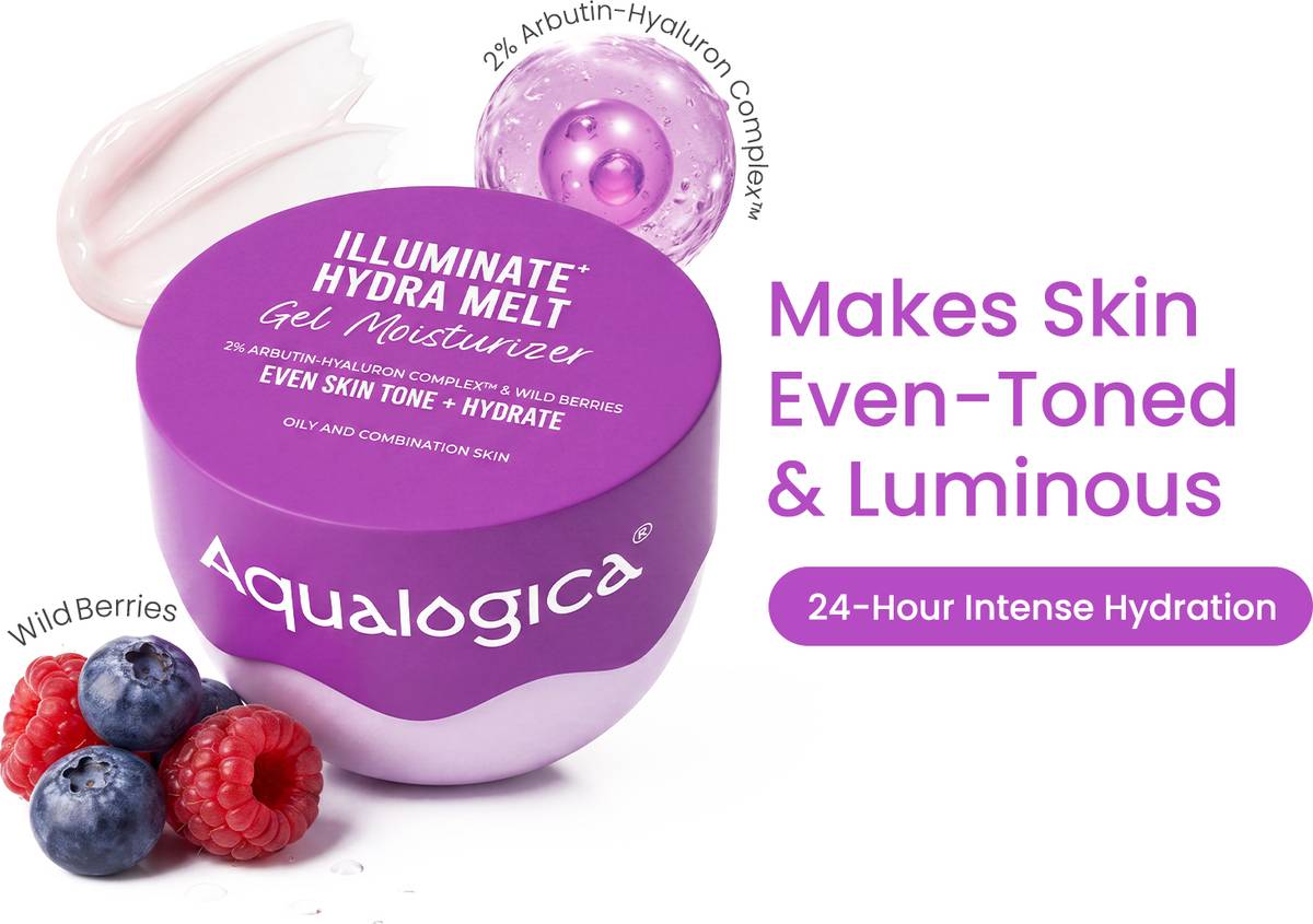 Aqualogica Illuminate + Hydra Gel Moisturizer with Wild Berries & Alpha Arbutin — photo 5
