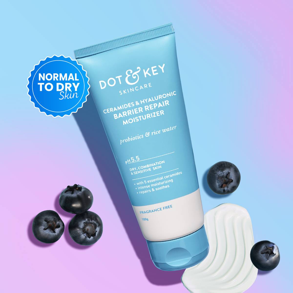 Dot & Key Ceramides & Hyaluronic Barrier Repair Moisturizer With Probiotics & Rice Water — photo 3