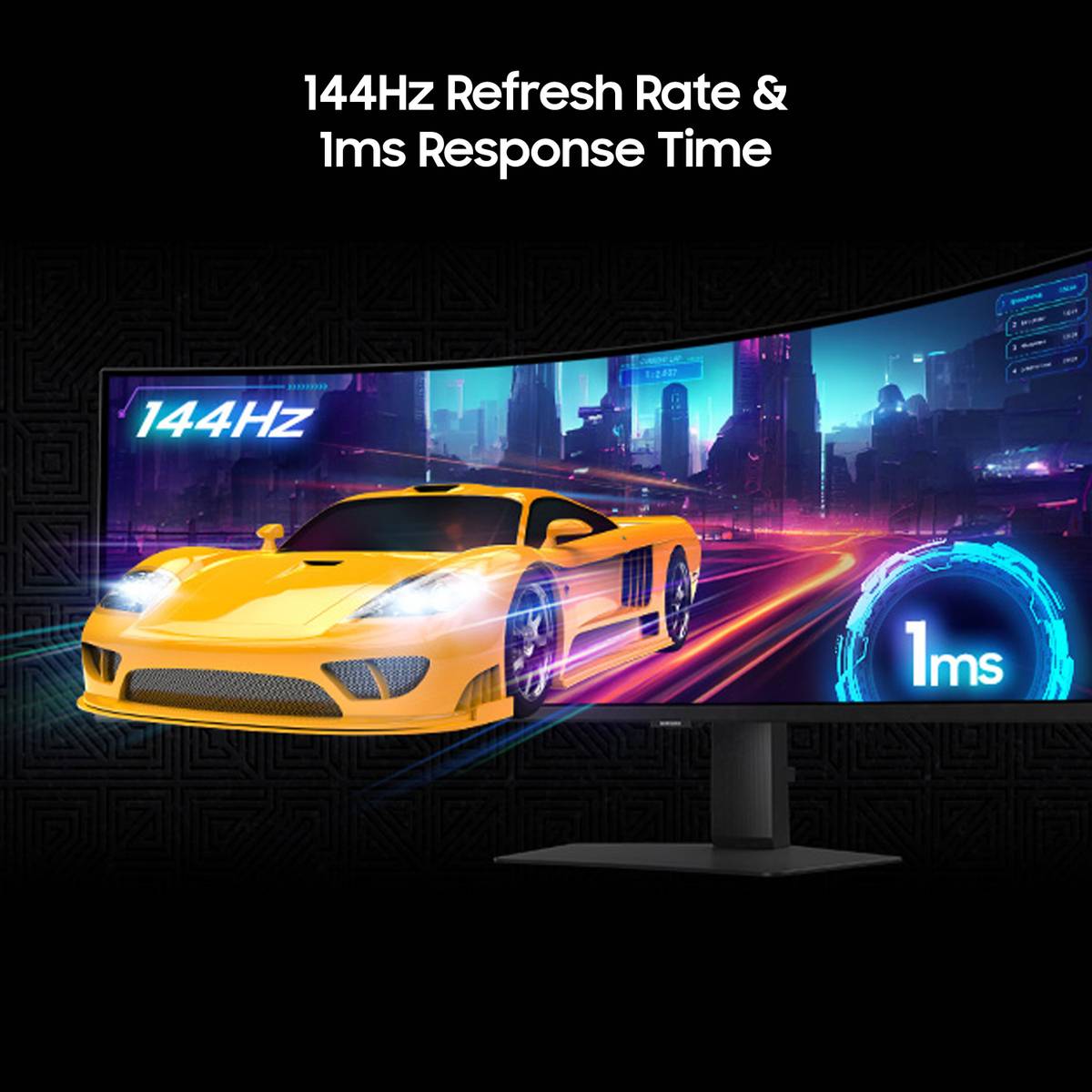 Odyssey G9 123.8 cm (49 inches) Curved DQHD LED Backlit VA Panel with 1000R Curvature, VESA DisplayHDR 600, HDR10+, Height Adjustable Stand Gaming Monitor (LS49FG910EWXXL) — photo 3