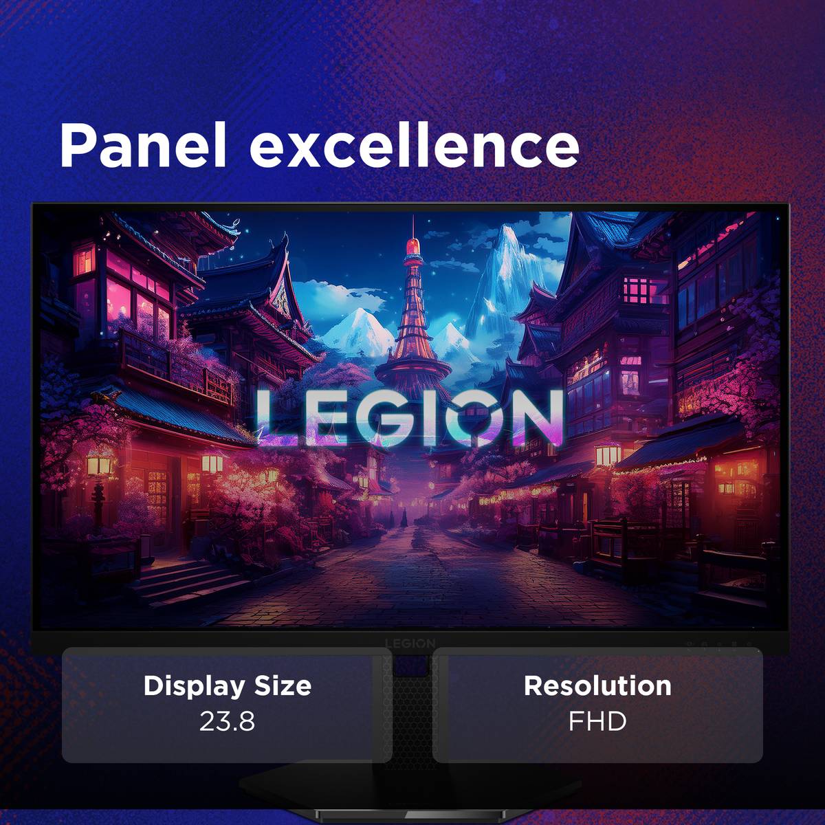 Lenovo Legion Series 60.45 cm (24 inches) Full HD IPS Panel with 99%sRGB, 2xHDMI 2.1 TMDS, 1xDP 1.4, Tilt, Swivel, Pivot, Height Adjust Stand, Gaming Gaming Monitor (Legion 24-10) — photo 2