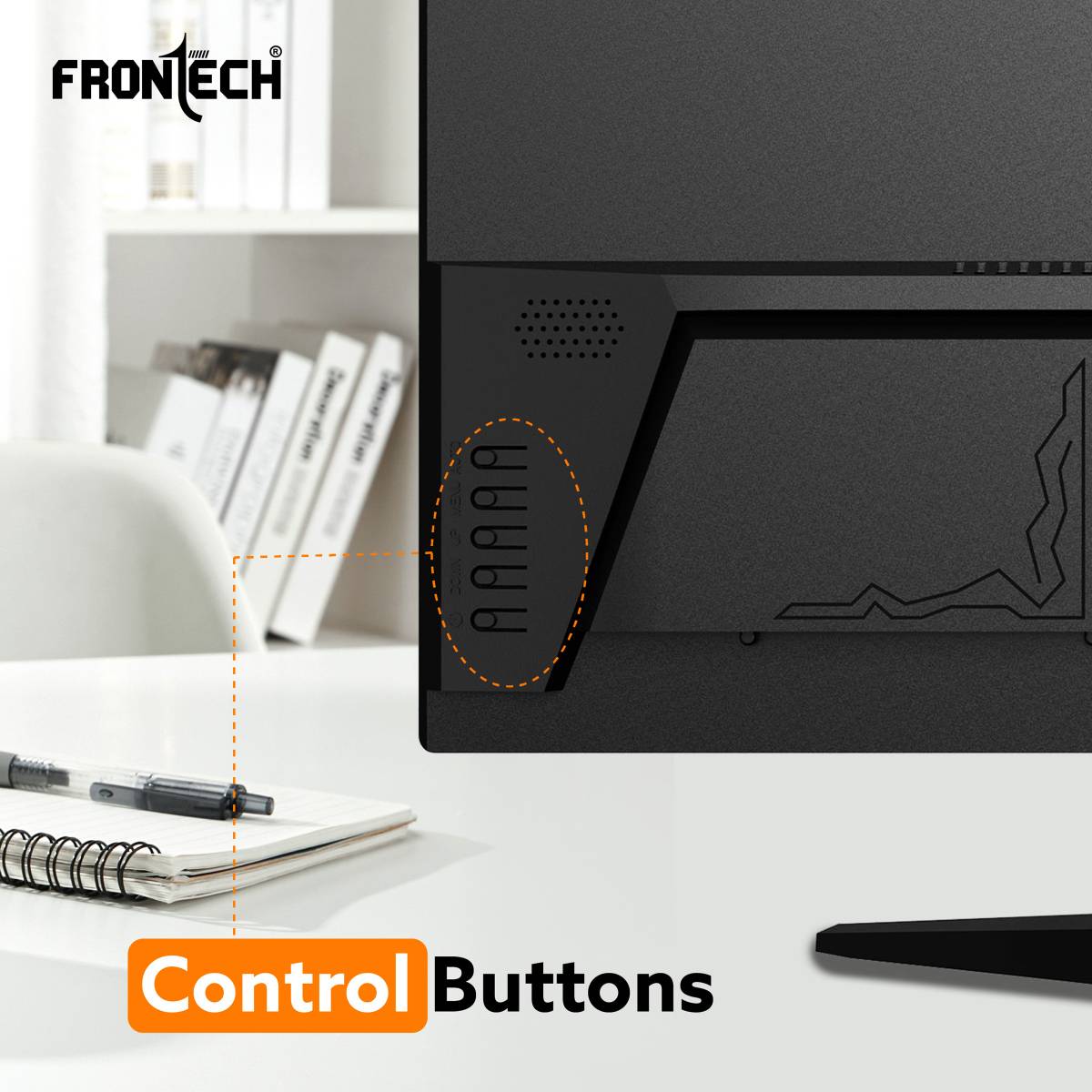 Frontech - 50.8 cm (20 inch) HD LED Backlit VA Panel Monitor (MON-0074) — photo 4