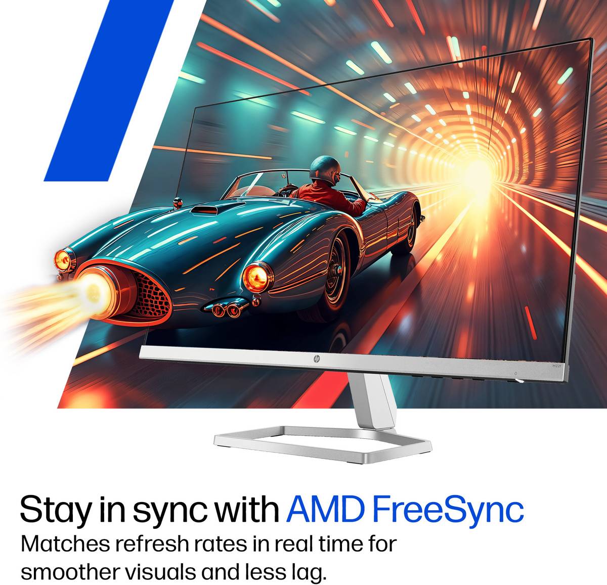 M Series 54.61 cm (22 inch) Full HD LED Backlit IPS Panel with Eye Safe Certified, 3-Sided Micro-Edge, AMD Free Sync, 1xVGA, 1xHDMI 1.4, 300 nits Monitor (M22f) — photo 4