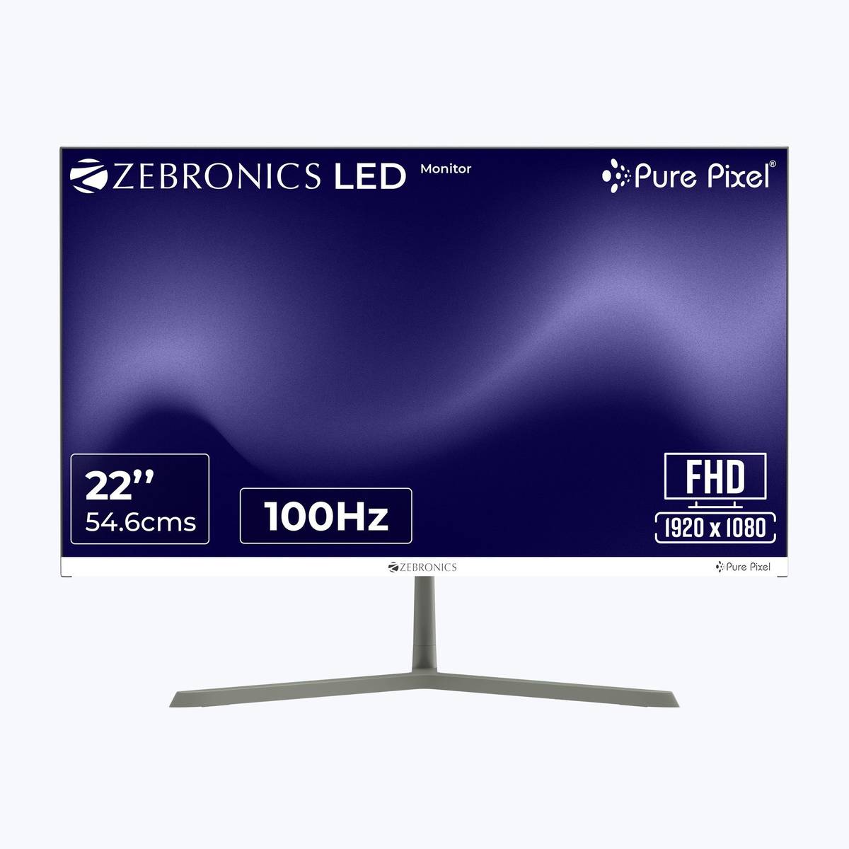 ZEBRONICS A Series 55.88 cm (22 inch) Full HD LED Backlit VA Panel Gaming Monitor (Zeb-A122 FHD LED)