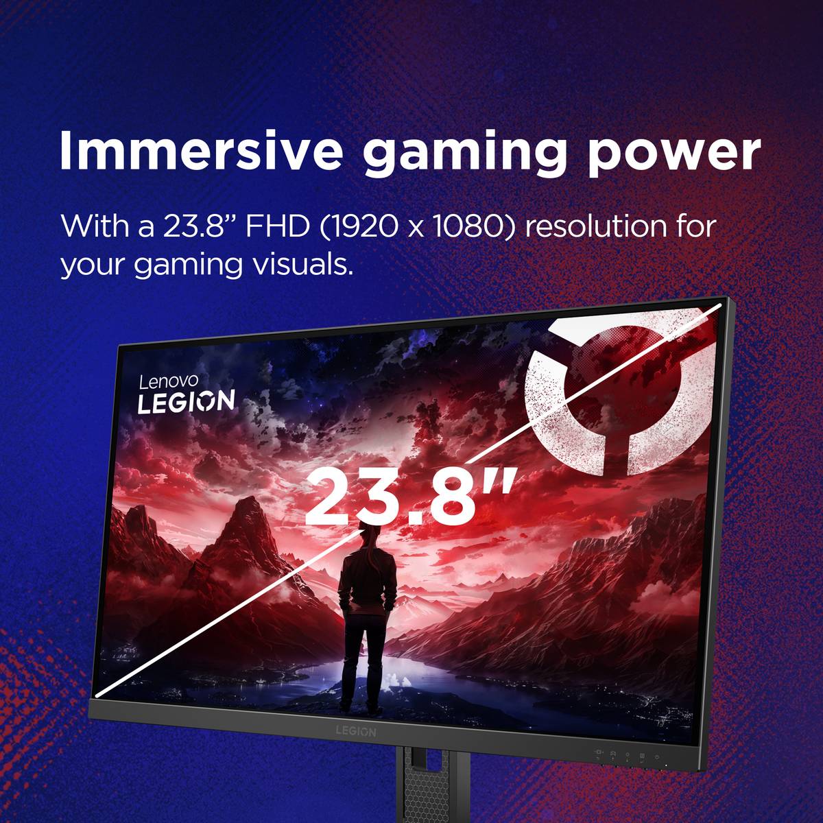 Lenovo Legion Series 60.45 cm (24 inches) Full HD IPS Panel with 99%sRGB, 2xHDMI 2.1 TMDS, 1xDP 1.4, Tilt, Swivel, Pivot, Height Adjust Stand, Gaming Gaming Monitor (Legion 24-10) — photo 5
