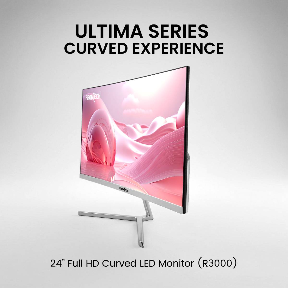 Frontech Ultima Series DUAL PORTS HDMI & VGA 60.96 cm (24 inch) Curved Full HD LED Backlit VA Panel Monitor (MON-0080) — photo 2