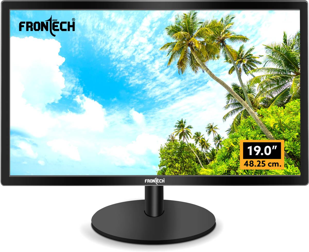 Frontech - 55.88 cm (22 inch) HD LED Backlit VA Panel Monitor (MON_0001)